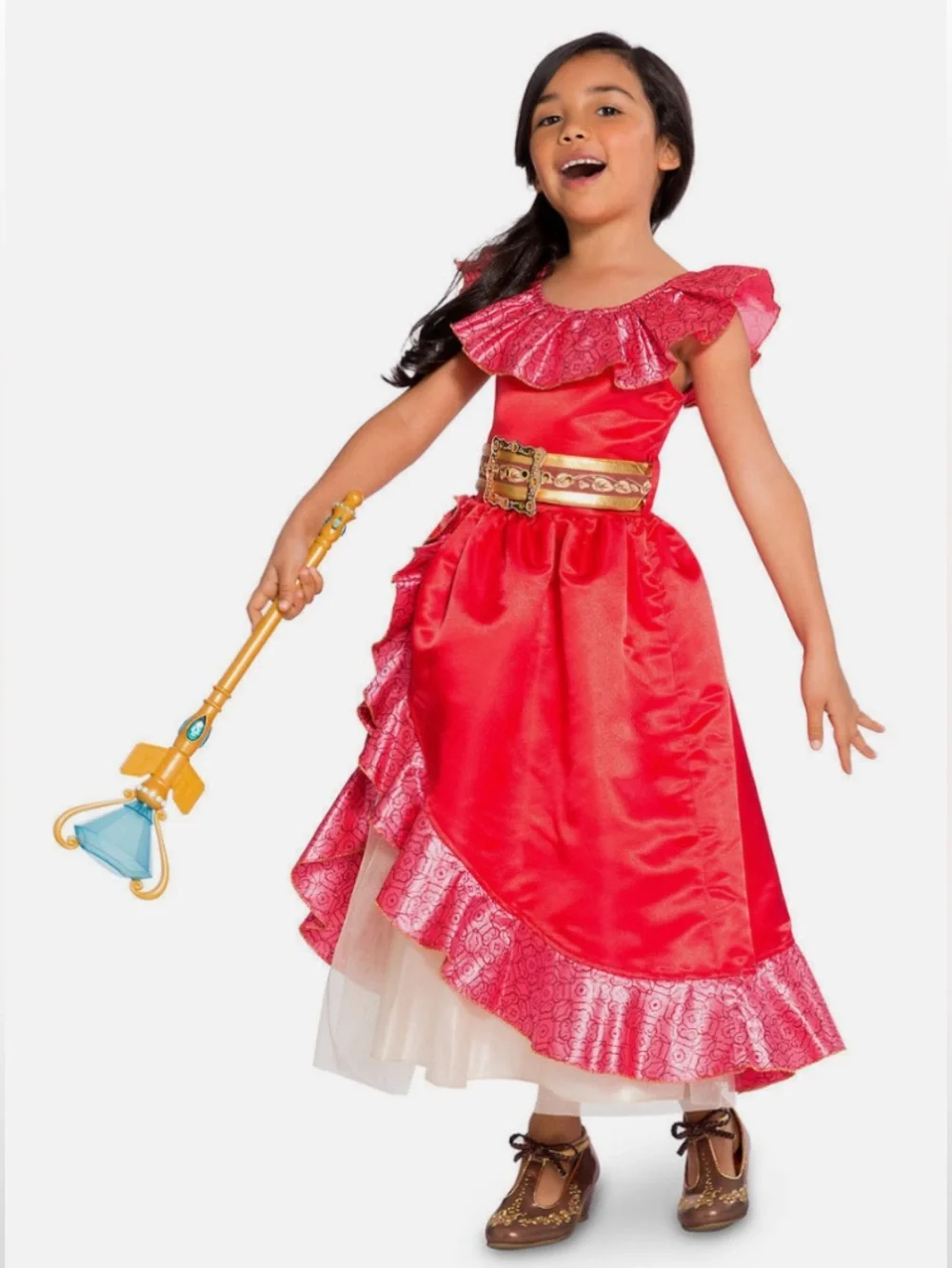 Disney Store Princess Elena Gown Costume with Belt